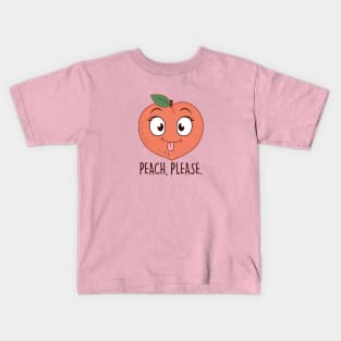 Peach, Please Kids T-Shirt